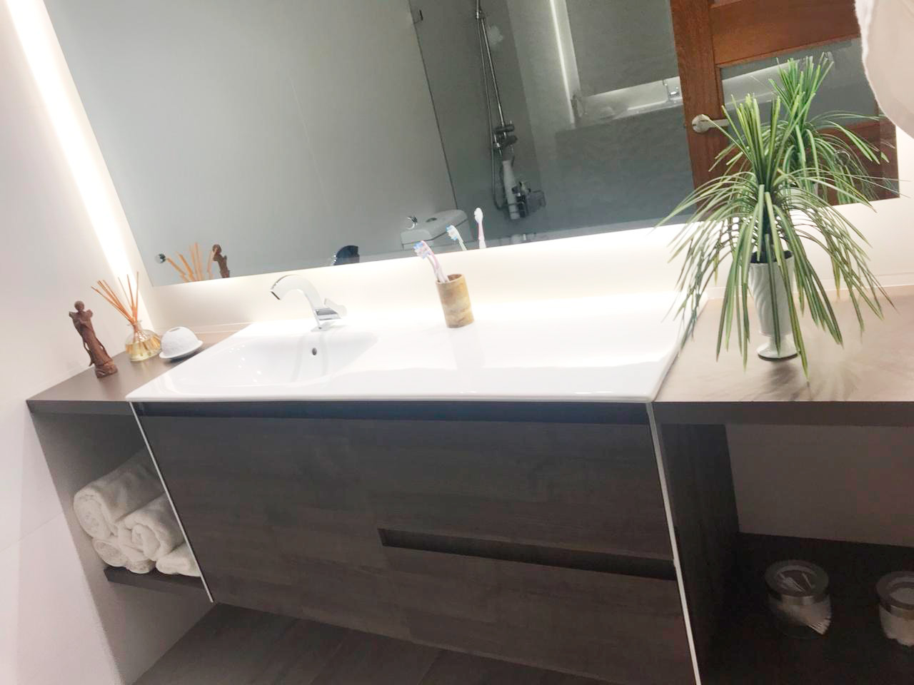 Baño decorado desde cero por Margarita Grau