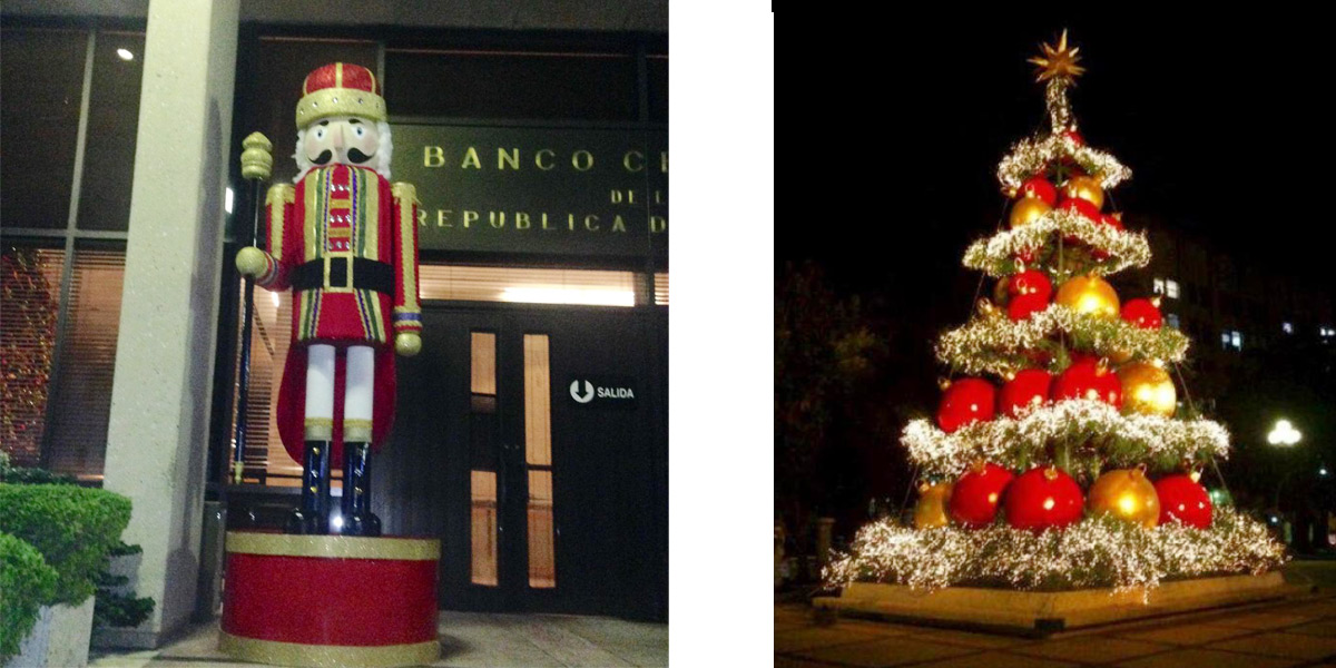 Decoración navideña para grandes empresas