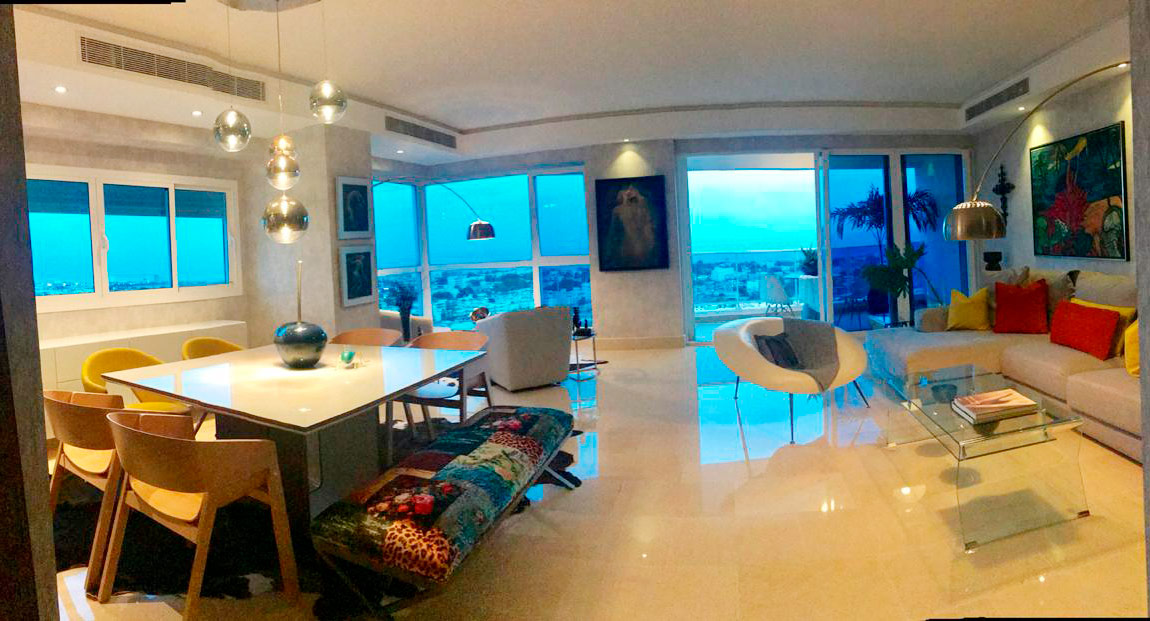 Sala de estar decorada por Margarita Grau
